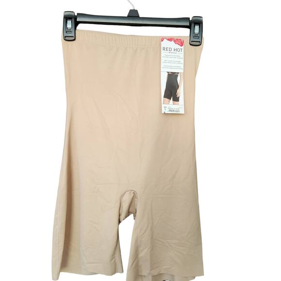 Red Hot by Spanx Shaping High-Waist Midthigh Neutral LG - Picture 2 of 5
